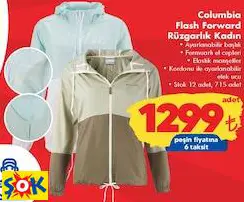 COLUMBİA FLASH FORWARD RÜZGARLIK KADIN